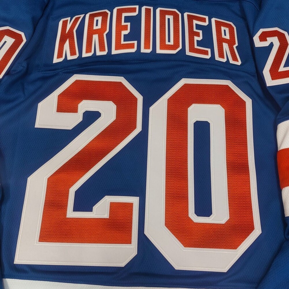 Fanatics Mens Size M New York Rangers Breakaway Home Jersey Chris Kreider Blue - Picture 6 of 9